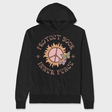 Peace Protection Butterfly, Hanorac Oversize Barbati (Unisex)