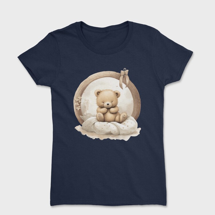 Peaceful Night Bear, Tricou Femei