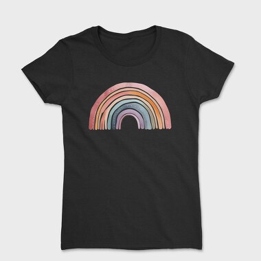 Peaceful Rainbow Clips, Tricou Femei