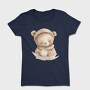 Peaceful Sleeping Bear Clips, Tricou Femei
