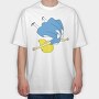 Bluebird Of Joy, Tricou Oversize Barbati (Unisex)
