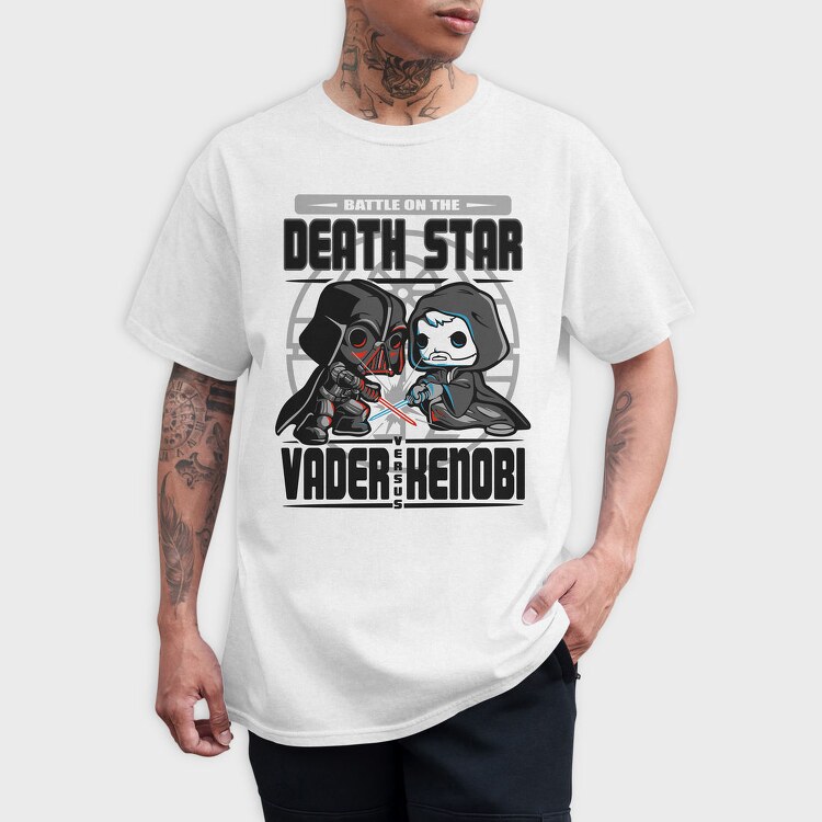 Vader Vs Kenobi, Tricou Barbati (Unisex)