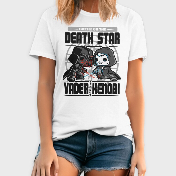 Vader Vs Kenobi, Tricou Barbati (Unisex)
