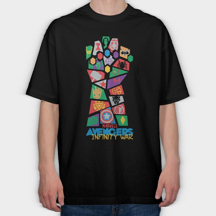 Marvel Avengers Infinity, Tricou Oversize Barbati (Unisex)