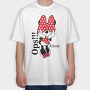 Minnie Ops Oops, Tricou Oversize Barbati (Unisex)
