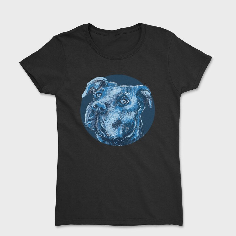 Portrait Pitbull, Tricou Femei