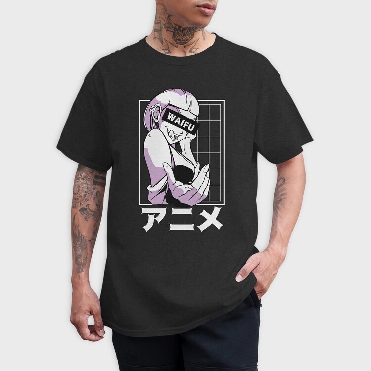 Waifu, Tricou Barbati (Unisex)
