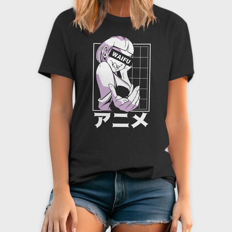 Waifu, Tricou Barbati (Unisex)