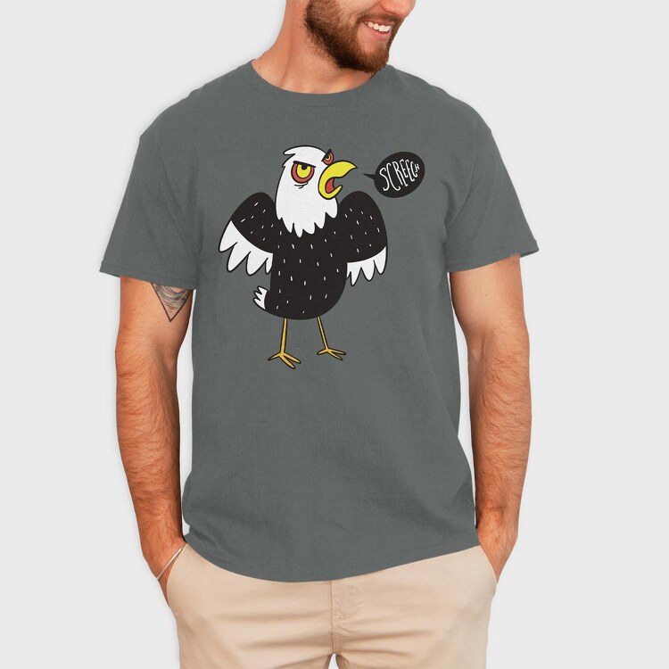 Crazy Eagle, Tricou Barbati (Unisex)