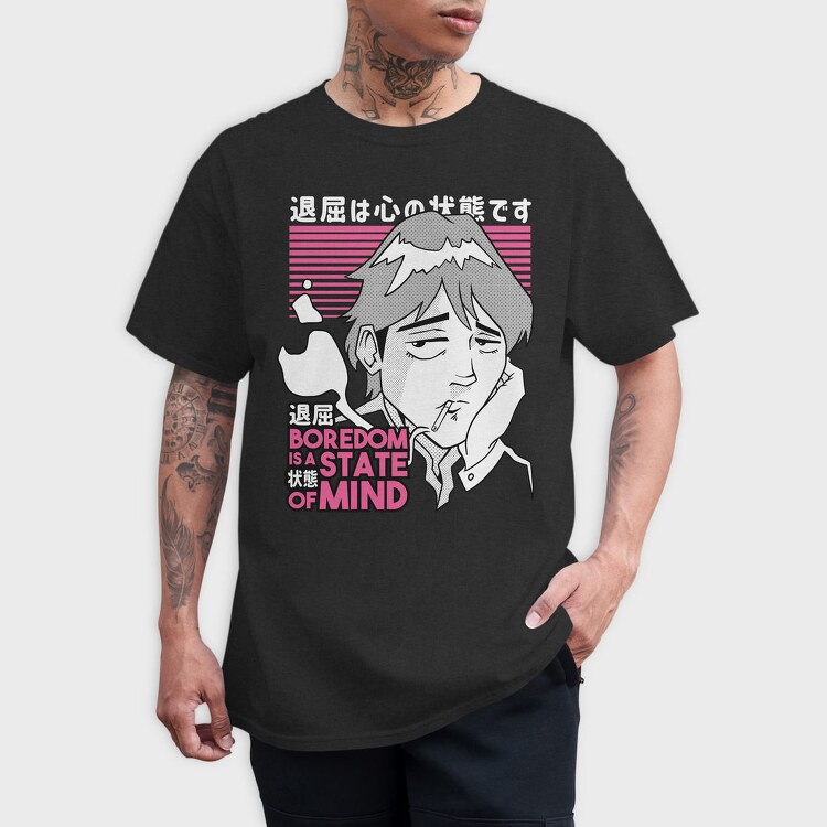 Boredom State Of Mind, Tricou Barbati (Unisex)