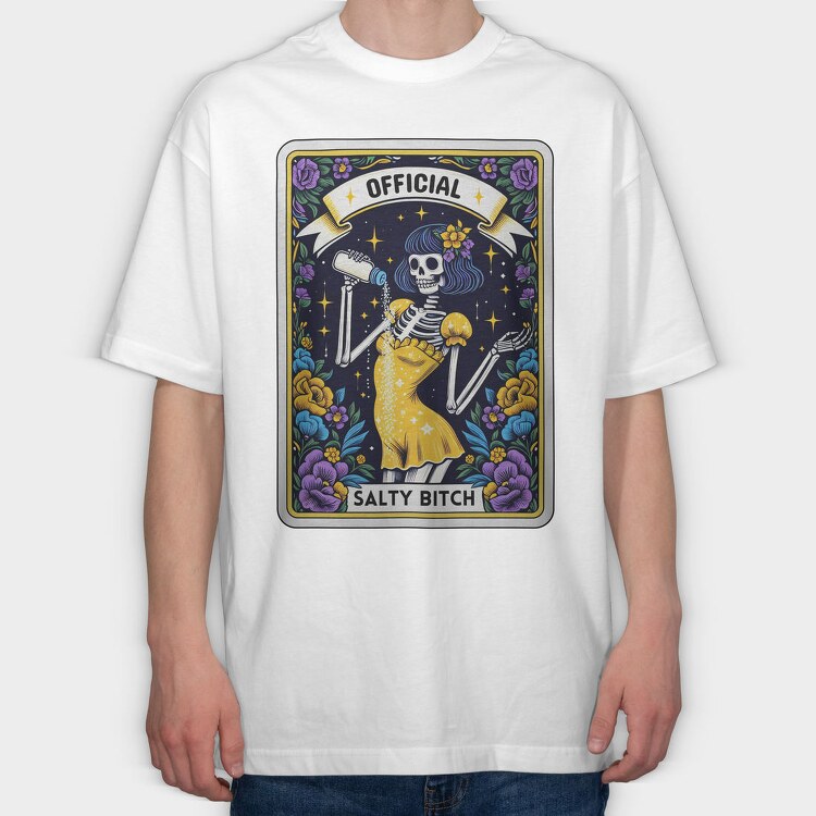 Official Salty Bitch, Tricou Oversize Barbati (Unisex)
