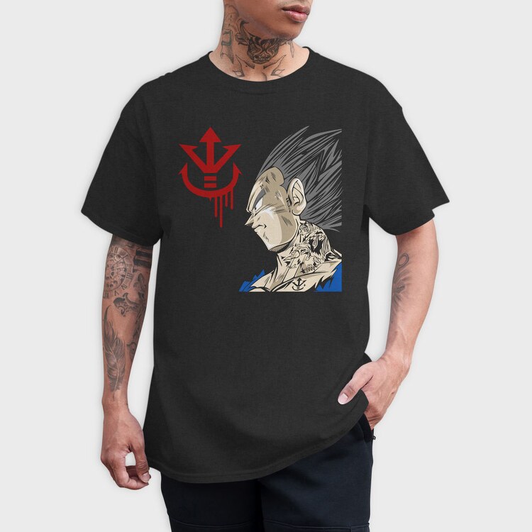 Dragonball Z Super Saiyan, Tricou Barbati (Unisex)