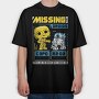Missing Droids C3Po R2D2, Tricou Oversize Barbati (Unisex)
