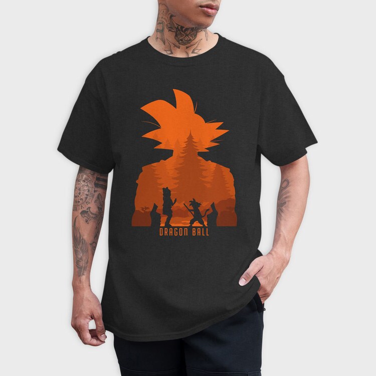 Dragonballz Forest, Tricou Barbati (Unisex)