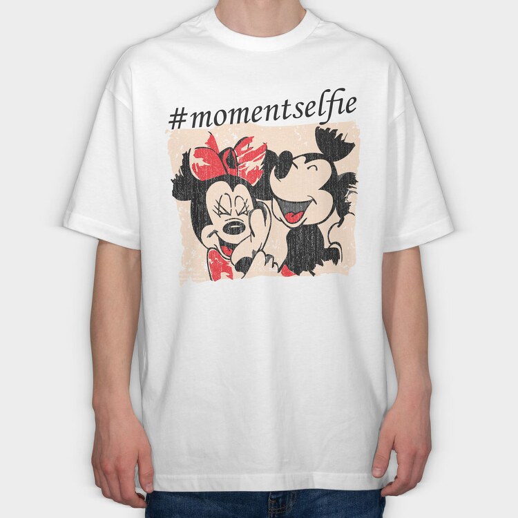 Momentselfie, Tricou Oversize Barbati (Unisex)