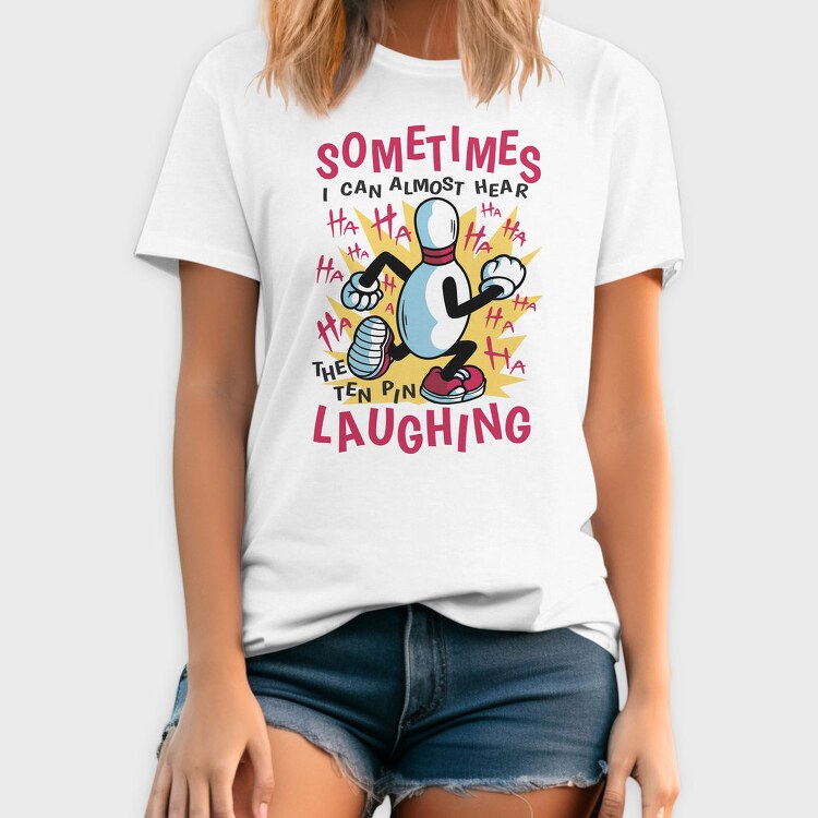 Bowling Laughter, Tricou Barbati (Unisex)