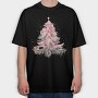 Painted Christmas Tree, Tricou Oversize Barbati (Unisex)