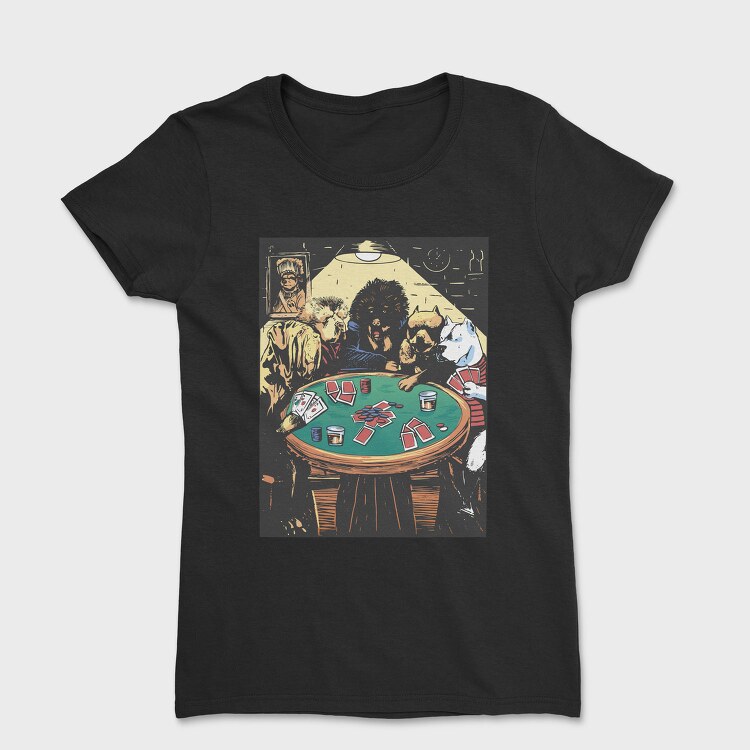 Poker Dogs, Tricou Femei