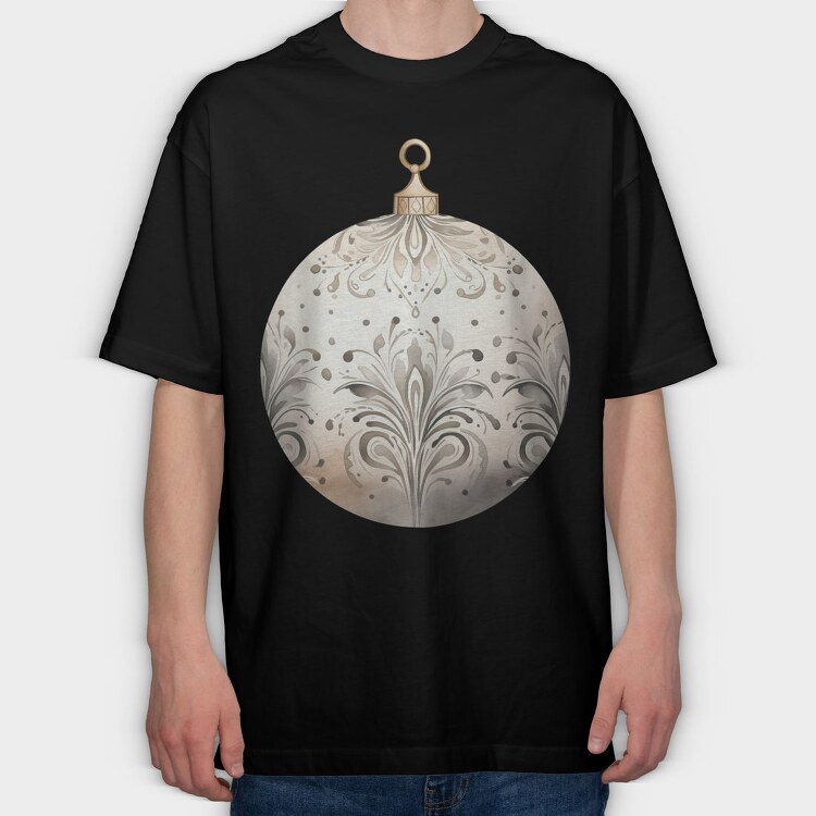 Ornament Watercolor Pattern, Tricou Oversize Barbati (Unisex)