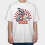 Megaman Trio, Tricou Oversize Barbati (Unisex)