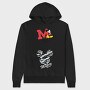Mickey Camo Mouse, Hanorac Oversize Barbati (Unisex)