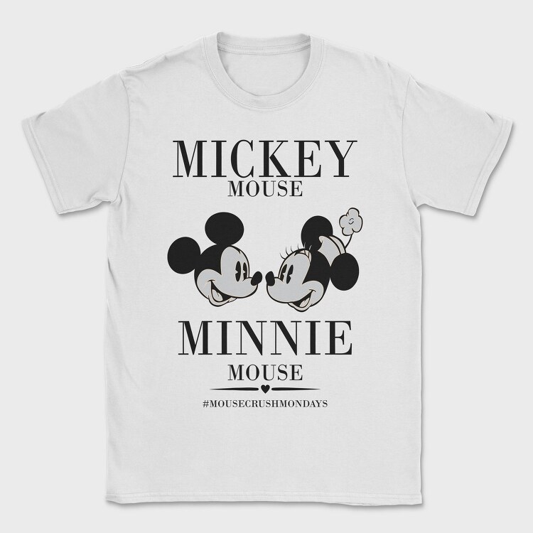 Mickey Minnie Mouse Love, Tricou Barbati (Unisex)