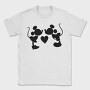 Mickey Mouse Love, Tricou Barbati (Unisex)