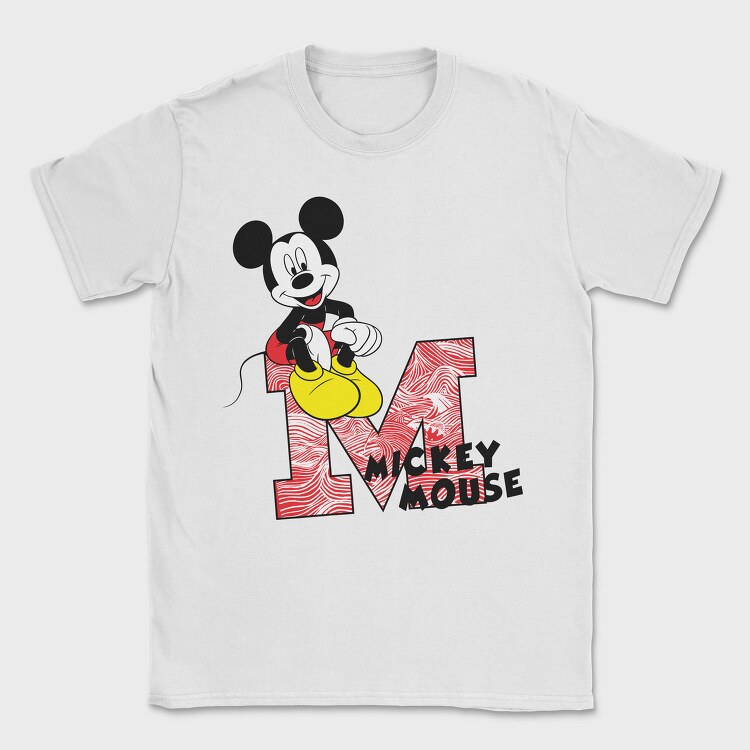 Mickey Mouse M, Tricou Barbati (Unisex)