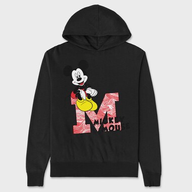Mickey Mouse M, Hanorac Oversize Barbati (Unisex)