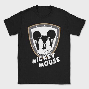 Mickey Mouse Shield, Tricou Barbati (Unisex)