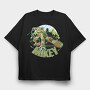 Mikey Ninja Turtle, Tricou Oversize Barbati (Unisex)