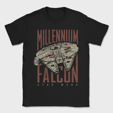 Millennium Falcon Star Wars, Tricou Barbati (Unisex)