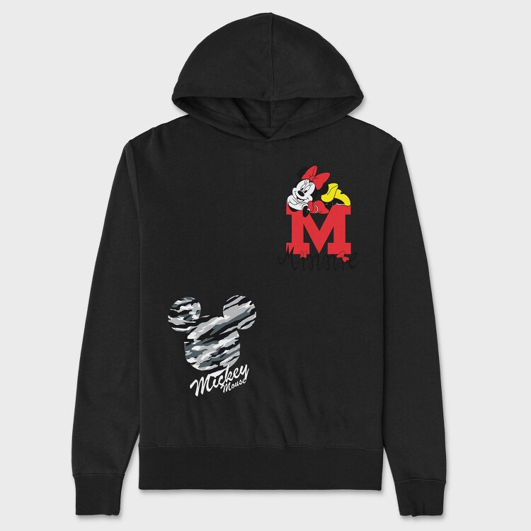 Minnie M Monogram, Hanorac Oversize Barbati (Unisex)
