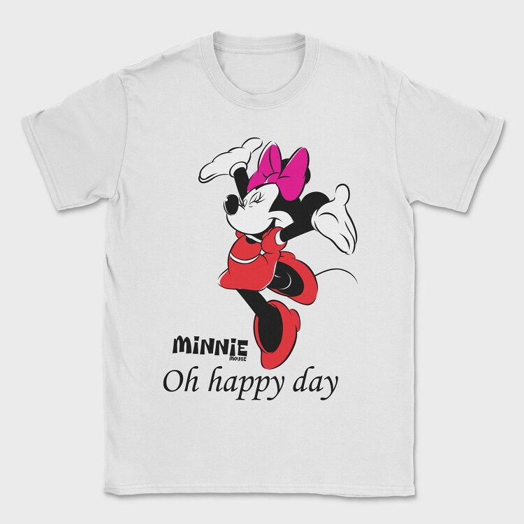 Minnie Mouse Happy Day, Tricou Barbati (Unisex)