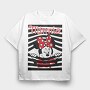 Minnie Mouse Stripes, Tricou Oversize Barbati (Unisex)