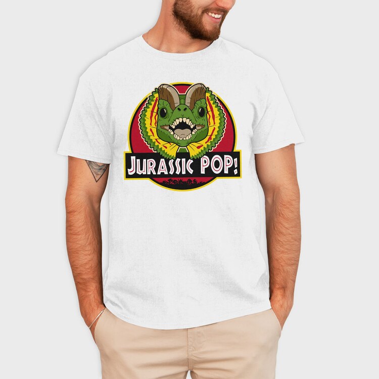 Jurrassic Pop, Tricou Barbati (Unisex)