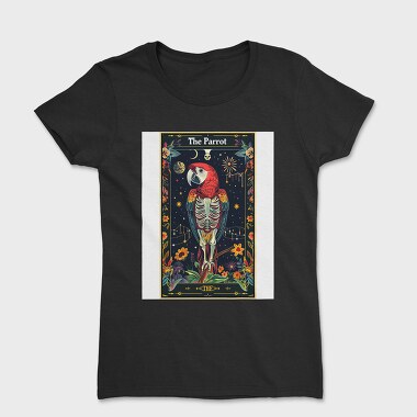 Parrot Skeleton Tarot, Tricou Femei