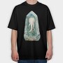Octopus In Crystal, Tricou Oversize Barbati (Unisex)