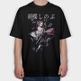 Kaguya Hime Butterfly, Tricou Oversize Barbati (Unisex)