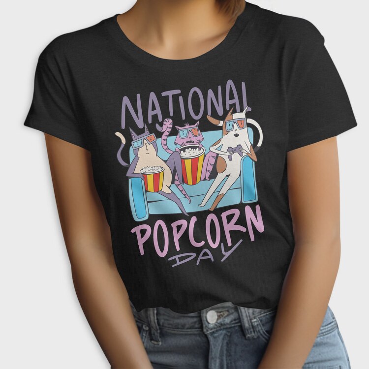 National Popcorn Day, Tricou Femei