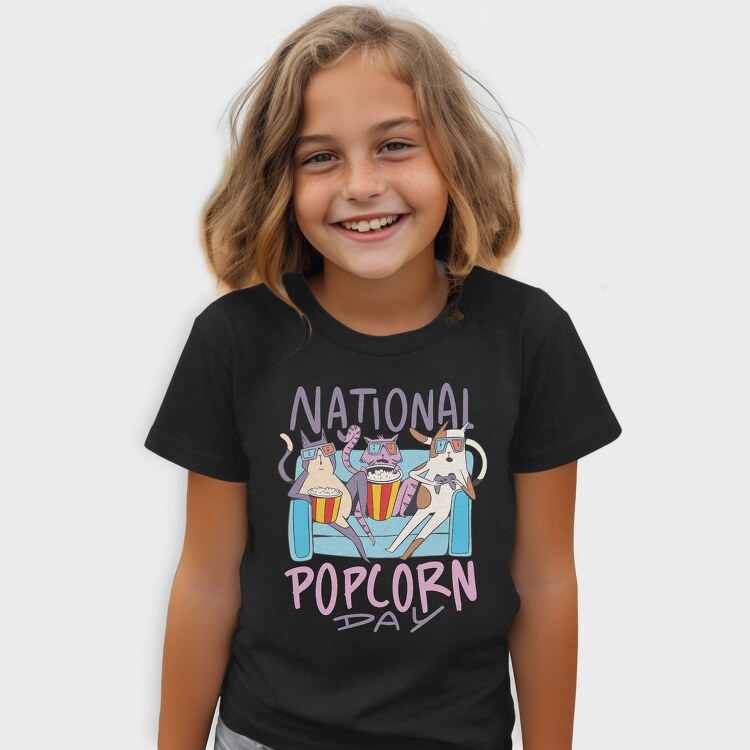 National Popcorn Day, Tricou Copii
