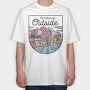 Outdoor Mountain Adventure, Tricou Oversize Barbati (Unisex)