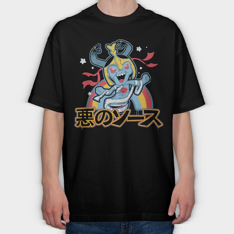 Neon Demon Sauce, Tricou Oversize Barbati (Unisex)