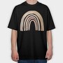 Pastel Magic Rainbow, Tricou Oversize Barbati (Unisex)