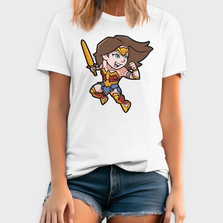 Wonder Girl Warrior, Tricou Barbati (Unisex)