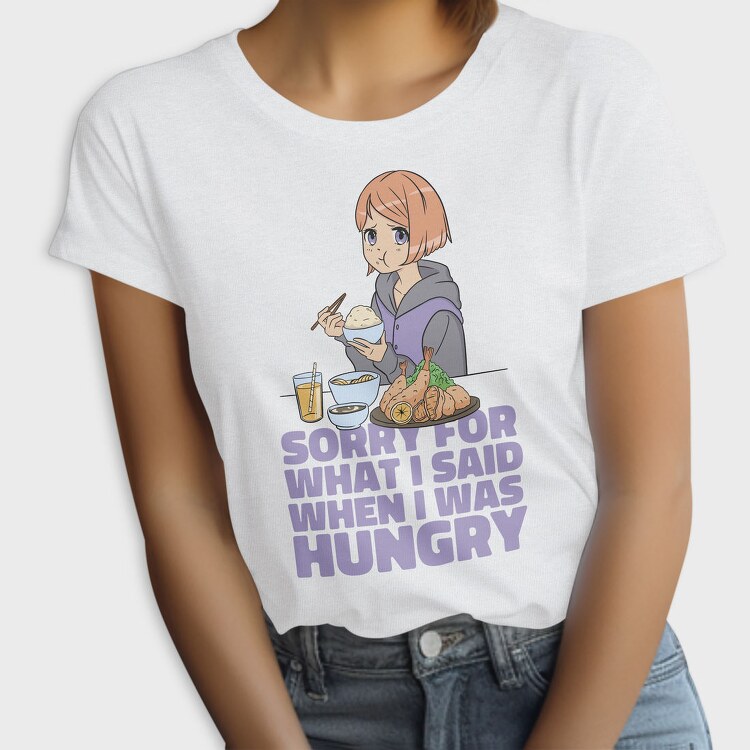 Sorry For What I Said, Tricou Femei