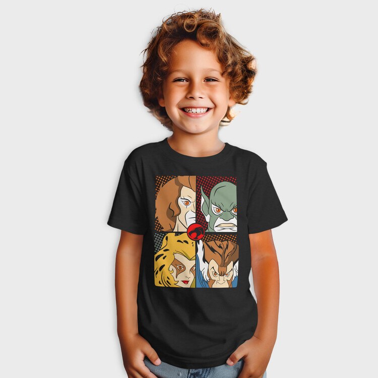 Neon Wolf Howl 10, Tricou Copii