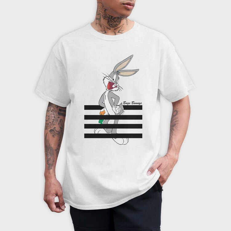 Bunny Carrot Chase, Tricou Barbati (Unisex)
