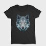 Polygonal White Wolf, Tricou Femei