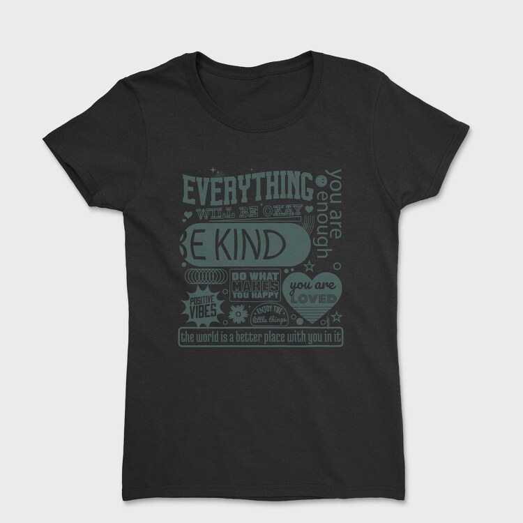 Positive Vibration Set, Tricou Femei
